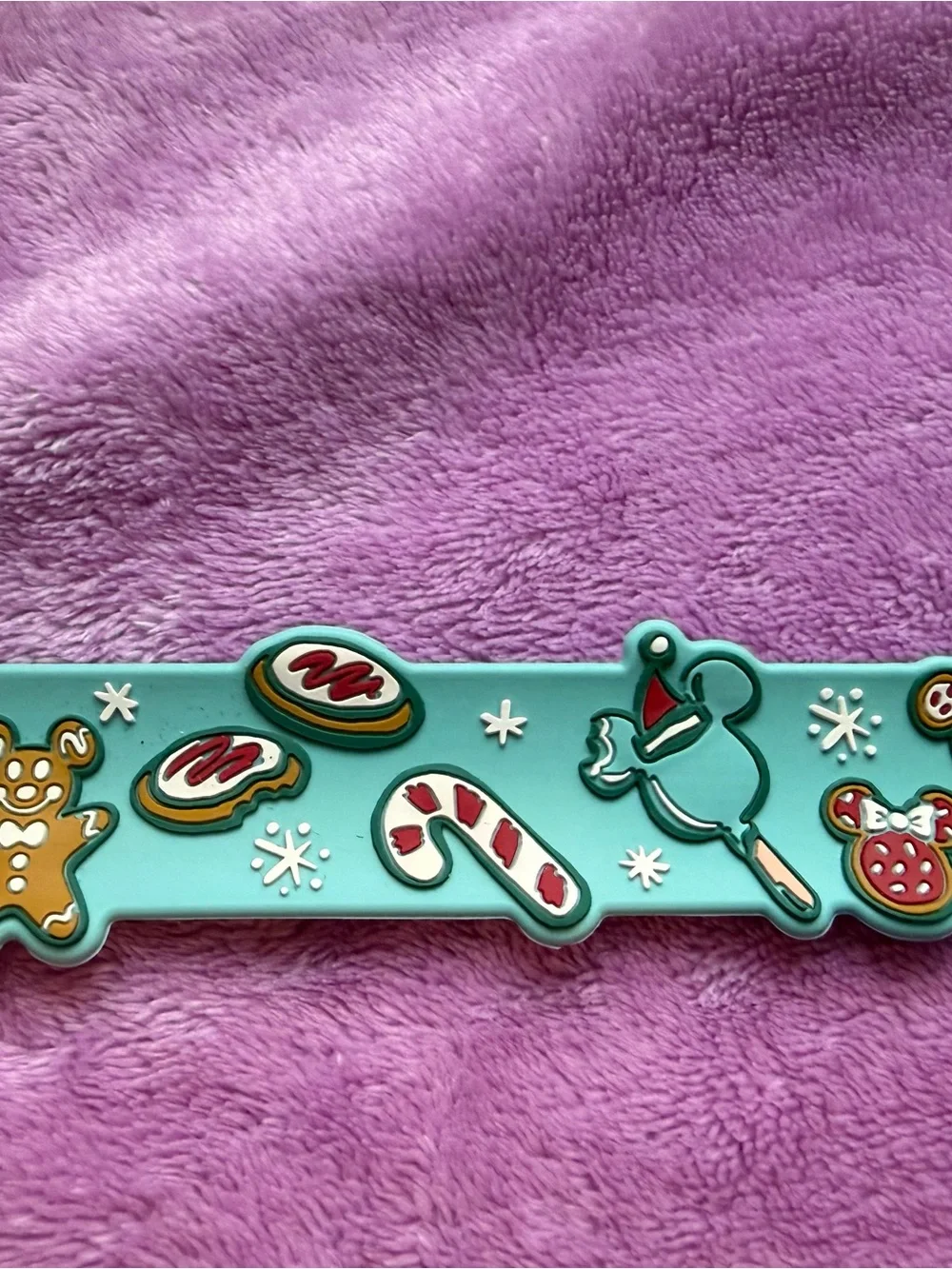Disney Parks Christmas Theme Slap Bracelet